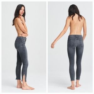 Rag & Bone Cate Mid-Rise Skinny in  Abbey Road Slim Fit Ankle Grey Jean Size 25